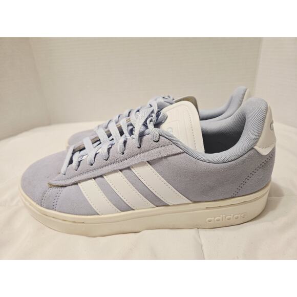 Adidas WOMEN'S ADIDAS GRAND COURT ALPHA SNEAKERS Sz 8.5 Baby Blue Casual Cloud - Picture 4 of 11